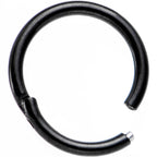 16G 5/16 Black PVD Hinged Segment Ring