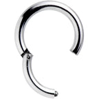 14G 5/16 Stainless Steel Hinged Segment Ring