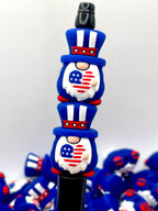 America Gnome 3D Silicone Focal Beads