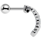 16G 1/4 Stainless Steel Falling Hearts Tragus Cartilage Earring