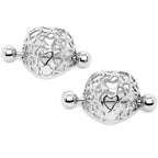 14G 9/16 Love in a Beautiful Cage Nipple Shield Set
