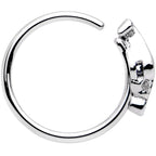 20G 5/16 Blue Clear Gem Oceans Eye Seamless Circular Ring