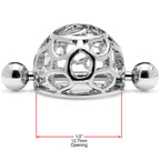 14G 9/16 Framework Dome Geometric Nipple Shield Set