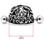 14G 9/16 Framework Twining Vines Nipple Shield Set