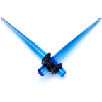 14 to 00G Light Blue Acrylic Straight Taper 18 Piece Stretching Kit