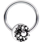 16G 3/8 Moon Cradling the Sun BCR Captive Ring