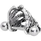 16G 7/16 Scary Halloween Skeleton Hands Cartilage Cuff