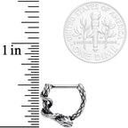 16G 5/16 Slithering Snake Septum Clicker