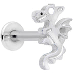 16G 5/16 Fantastic Dragon Internally Threaded Labret Tragus