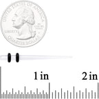 Clear Acrylic Straight Taper Set