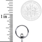 16G 3/8 Egyptian Ankh Hinged Segment Ring
