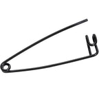 16G Black Punk Rock Safety Pin Industrial Barbell 38mm