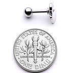 16G 1/4 Spooky Ghost Halloween Cartilage Tragus Earring
