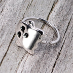 20G 5/16 Scary Boo Ghost Halloween Nose Hoop