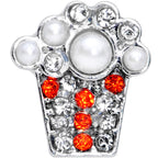 16G 1/4 Clear Red Gem Movie Night Popcorn Cartilage Tragus