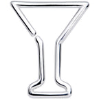 16G 5/16 Bottoms Up Wineglass Erlenmeyer Flask Closure Ring