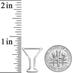 16G 5/16 Bottoms Up Wineglass Erlenmeyer Flask Closure Ring