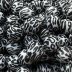 P3 BLACK/WHITE LEOPARD 15MM PRINT (10ct)