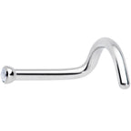 18G Clear 1.5mm Grade 23 Titanium Press Fit Left Side Nose Screw