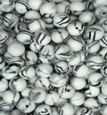 #117 ZEBRA MARBLE 15MM SOLID (10ct)