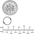 16G 5/16 Steel Rose Gold Tone Seamless Cartilage Ring Set of 12
