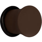Delicious Dark Brown Matte Acrylic Single Flare Plug Set