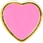 16G 5/16 Gold Tone Pink Heart Valentines Day Labret Tragus Monroe