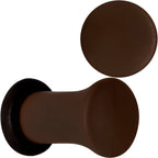 Delicious Dark Brown Matte Acrylic Single Flare Plug Set