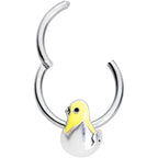 16G 3/8 Hatching Easter Chick Hinged Segment Ring