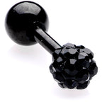 16G 1/4 Black Red Gem Spider Halloween Cartilage Tragus Set of 3