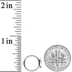 18G 3/8 White Sitting Dog Nose Hoop