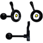 16G 1/4 Black Spatula Kitchen Cooking Cartilage Earring Set of 2