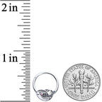 16G 3/8 Sweet Smiling Whale Hinged Segment Ring