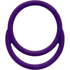 18G 3/8 Purple Matte Double Circle Cartilage Hinged Segment Ring
