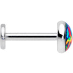 16G 5/16 Rainbow Tie Dye Peace Sign Labret Monroe Tragus