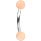 16G 5/16 Blue Pink Green Ombre Soft Finish Eyebrow Ring Set of 4