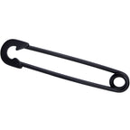 14G Black Matte Punk Rock Safety Pin Industrial Barbell 38mm