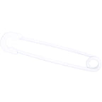 14G White Matte Punk Rock Safety Pin Industrial Barbell 38mm