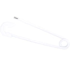 14G White Matte Punk Rock Safety Pin Industrial Barbell 38mm