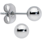 20G 5mm Ball End Grade 23 Titanium Post Stud Earrings