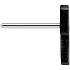 Implant Grade 23 Titanium Black Lightning Threadless Push In Top