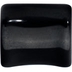 Black Curled Heart Valentines Day Tunnel Plug Set