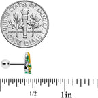 16G 1/4 Summer Corn on the Cob Cartilage Tragus Earring