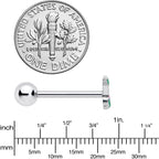 Brilliant Butterfly Barbell Tongue Ring