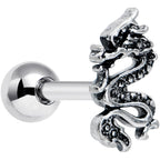 16G 1/4 Regal Medieval Dragon Cartilage Tragus Earring