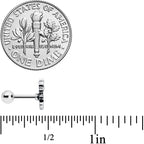 16G 1/4 Regal Medieval Dragon Cartilage Tragus Earring