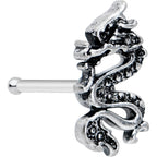 20G 1/4 Regal Medieval Dragon Nose Bone