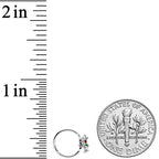 20G 5/16 Tiny Ladybug Leaves Nose Hoop