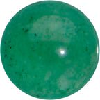 16G 1/4 Elegant Green Jade Internally Threaded Labret Tragus
