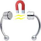 Magnetic Septum Ring Horseshoe Non-Pierced Fake Nose Ring